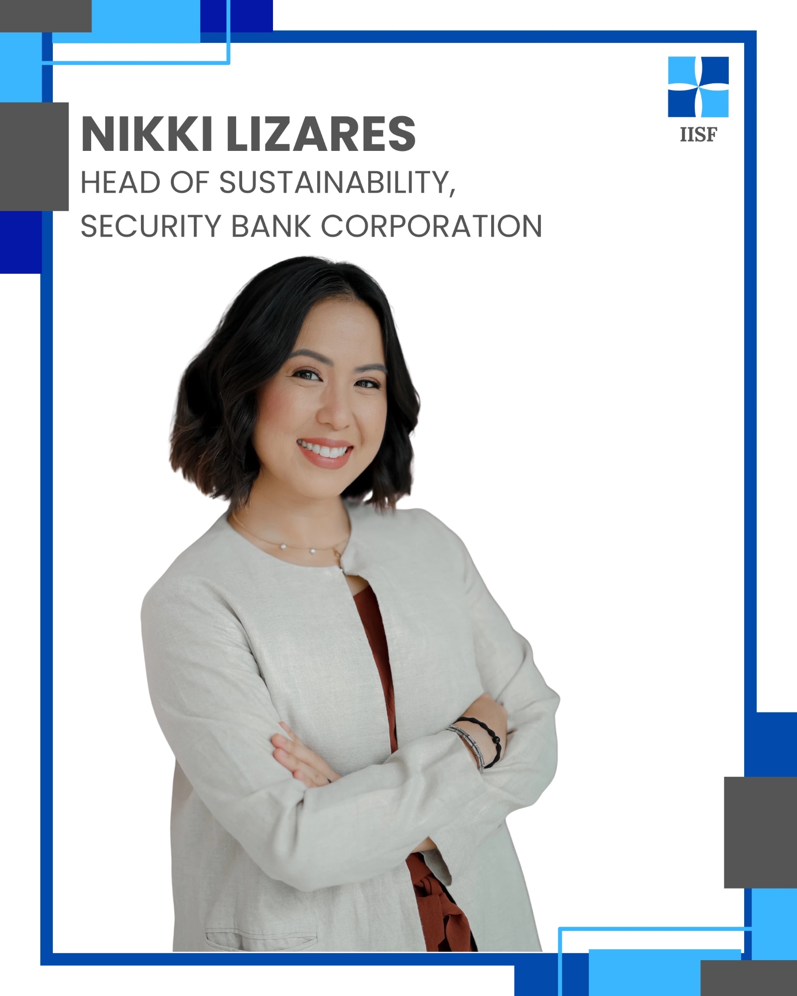 Nikki Lizares, Head of Sustainability, Security Bank Corporation
